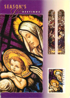 Australie - Australia - Vierge à L'enfant - Vitraux Religieux - Multivues - CPM - Voir Scans Recto-Verso - Otros & Sin Clasificación