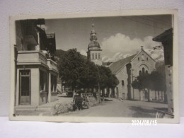 LE GRAND BORNAND (Haute Savoie) LE VILLAGE L'EGLISE CARTE PHOTO - Le Grand Bornand