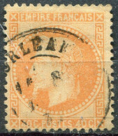 FRANCE - Y&T  N° 31 (o)...petit Cachet à Date - 1863-1870 Napoléon III Con Laureles