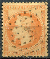 FRANCE - Y&T  N° 31 (o)...oblitération Ancre - 1863-1870 Napoléon III Con Laureles