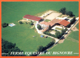 88 MONTHUREUX SUR SAONE Ferme Equestre Du Bignovre Vue Aérienne Equitation Camping Elevage Carte Vierge TBE - Monthureux Sur Saone