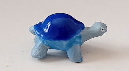 FEVE - FEVES -  "TORTUES" - UNE PETITE TORTUE BLEU CLAIR ET FONCÉ - MAT ET BRILLANT - Dieren