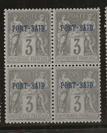 1899 MNH Port-Said Yvert 3 Postfris** - Ongebruikt