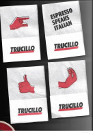 Tovagliolini Da Caffè - Lotto 4 Pezzi Caffè Trucillo 01 - Reclameservetten