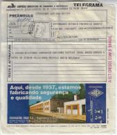Brazil 1972 Telegram Authorized Advertising Haga SA Hardware Lock & Key Factory From Ponte Nova To Rio De Janeiro - Cartas & Documentos