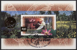 Australien 1997 Feuchtgebiete PHILANIPPON'01 Block 24 III Gestempelt (C24043) - Blocks & Sheetlets