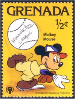 460 Grenada Disney Mickey Baseball Base Ball MNH ** Neuf SC (GRE-66) - Baseball