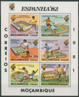 Mocambique 1981 Fußball-WM In Spanien Stadien Block 8 Postfrisch (C40879) - Mosambik