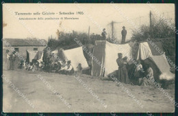 Vibo Valentia Monteleone Terremoto Calabria 1905 Attendamento Cartolina MT2605 - Vibo Valentia