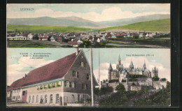 AK Balingen, Kolonialwarenhandlung Von Josef Lacher, Burg Hohenzollern, Teilansicht  - Balingen