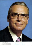 Photo Franz Heubl, Präsident Des Bayrischen Landtags, CDU, Autogramm - Figuren