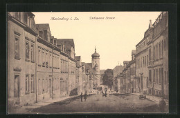 AK Marienberg / Sachsen, Blick In Die Zschopauerstrasse  - Zschopau