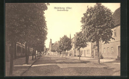 AK Mühlberg / Elbe, Ansicht Der Lindenstrasse Mit Kirche - Mühlberg