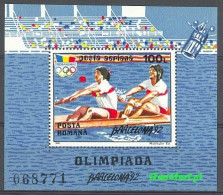 Romania 1992 Mi Block 274 MNH  (ZE4 RMNbl274) - Canottaggio