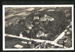 AK Coswig I. Sa., Heilstätte Lindenhof, Luftbild  - Coswig