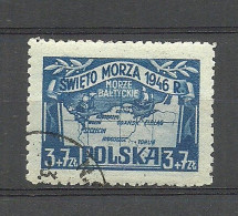 POLEN Poland 1946 Michel 440 O Tag Des Meeres - Usati