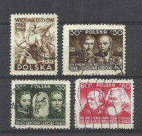 POLEN Poland 1948 Michel 497 - 500 O - Usati