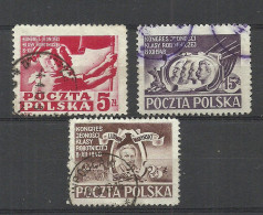 POLEN Poland 1948 Michel 505 - 507 O - Usati