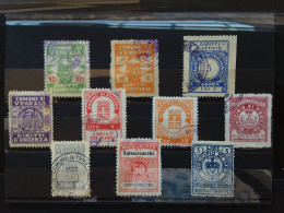 ITALIA - 10 Marche Comunali Timbrate - Anni '40/'50 + Spese Postali - Revenue Stamps