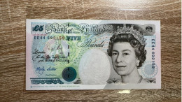 UK, 5 Pounds ，pick  382Ab，Gem UNC Condition - 5 Pounds