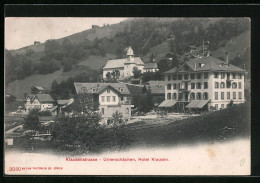 AK Unterschächen, Hotel Klausen In Der Klausenstrasse  - Unterschächen