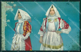 Sassari Sennori Costumi Cartolina MT1880 - Sassari