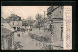 AK Rabenau, Hainsberger- Und Hauptstrasse  - Rabenau