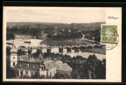 AK Hattingen, Blick Auf Die Stadt Und Die Ruhrbrücke  - Hattingen