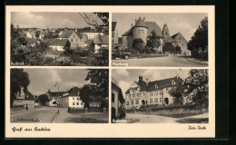 AK Buchloe, Postberg, Platz, Rathaus  - Buchloe