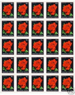 UNGARN MI-NR. 3548-3554 A POSTFRISCH BOGENSATZ (50) ROSEN 1982 - Fogli Completi