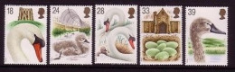 GROSSBRITANNIEN MI-NR. 1426-1430 POSTFRISCH(MINT) SCHWÄNE - SCHWANENZUCHT - Swans