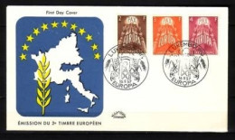 LUXEMBURG MI-NR. 572-574 FDC EUROPA 1957 - 1957