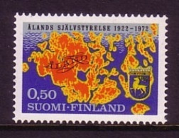 FINNLAND MI-NR. 704 POSTFRISCH(MINT) SELBSTVERWALTUNG - LANDAKRTE - WAPPEN - Ongebruikt