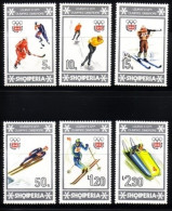 ALBANIEN MI-NR. 1836-1841 POSTFRISCH(MINT) OLYMPISCHE WINTERSPIELE INNSBRUCK 1976 BIATHLON BOB - Winter 1976: Innsbruck