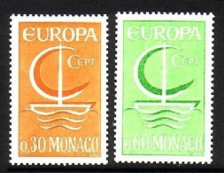 MONACO MI-NR. 835-836 POSTFRISCH(MINT) EUROPA 1966 - SEGEL - 1966