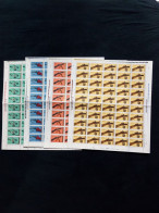 JUGOSLAWIEN MI-NR. 1780-1783 POSTFRISCH(MINT) BOGENSATZ(50) MUSEUMSEXPONATE ALTE WAFFEN 1979 - Unused Stamps