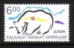 GRÖNLAND MI-NR. 338 POSTFRISCH(MINT) EUROPA 1999 NATUR- Und NATIONALPARKS EISBÄR - 1999