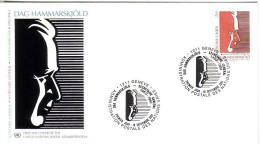 UNO GENF MI-NR. 423 FDC 40. TODESTAG VON DAG HAMMARSKJÖLD UNO GENERALSEKRETÄR 2001 - Dag Hammarskjöld