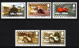 ISLE OF MAN MI-NR. 769-773 POSTFRISCH(MINT) TOURIST TROPHY 1998 MOTORRADRENNEN - Motorbikes