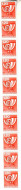 JUGOSLAWIEN MI-NR. 1583 POSTFRISCH(MINT) 10er Streifen POSTHORN - Unused Stamps