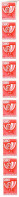 JUGOSLAWIEN MI-NR. 1555 POSTFRISCH(MINT) 10er Streifen POSTHORN - Unused Stamps
