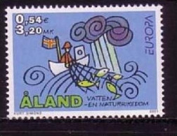 ALAND MI-NR. 191 POSTFRISCH(MINT) EUROPA 2001 LEBENSSPENDER WASSER - 2001