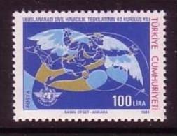 TÜRKEI MI-NR. 2699 POSTFRISCH(MINT) ICAO INTERNATIONALER ORGANISATION FÜR ZIVILLUFTFAHRT - IKARUS - Nuovi