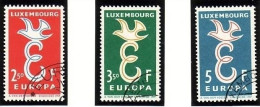 LUXEMBOURG MI-NR. 590-592 GESTEMPELT(USED) EUROPA 1958 - 1958