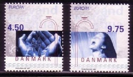 DÄNEMARK MI-NR. 1277-1278 POSTFRISCH(MINT) EUROPA 2001 WASSER - 2001