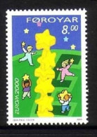 FÄRÖER MI-NR. 374 POSTFRISCH(MINT) EUROPA 2000 STERNE - 2000