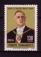 TÜRKEI MI-NR. 2107 POSTFRISCH(MINT) GENERAL CHARLES DE GAULLE 1968 - Ungebraucht