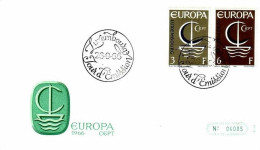 LUXEMBOURG MI-NR. 733-734 FDC - EUROPA CEPT 1966 - 1966