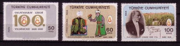 TÜRKEI MI-NR. 2104-2106 POSTFRISCH(MINT) 100 JAHRE GYMNASIUM GALATASARAY - Unused Stamps