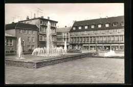 AK Stassfurt, Springbrunnen An Der Karl-Marx-Strasse  - Stassfurt